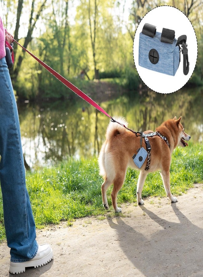 Yuanchu 3 Pcs Dog Poop Bag Dispensers, Dog Waste Bag Holder for All Leash Attachment Puppy Poop Bag Dispenser Zipper Pouch with Carabiner Clip for Cats Dogs Pet - Image 2